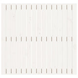 Wall Headboard White 95.5 cm Solid Wood Pine - Top-Down View