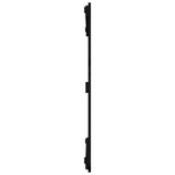 Wall Headboard Black 95.5 cm Solid Wood Pine