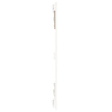 Wall Headboard White 159.5 cm Solid Wood Pine - 45-Degree Angle
