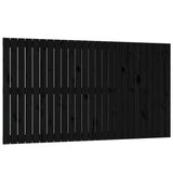 Wall Headboard Black 159.5 cm Solid Wood Pine
