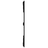 Wall Headboard Black 159.5 cm Solid Wood Pine