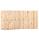 Wall Headboard 185 cm Solid Wood Pine - Front View