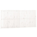 Wall Headboard White 185 cm Solid Wood Pine