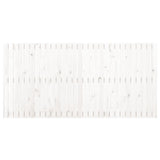 Wall Headboard White 185 cm Solid Wood Pine