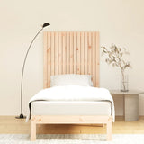 Wall Headboard 95.5 cm Solid Wood Pine - Side View