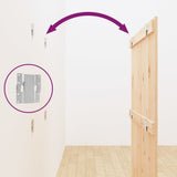 Wall Headboard 95.5 cm Solid Wood Pine - Rear View