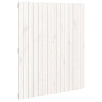 Wall Headboard White 95.5 cm Solid Wood Pine