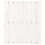 Wall Headboard White 95.5 cm Solid Wood Pine - Top-Down View