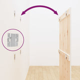 Wall Headboard White 95.5 cm Solid Wood Pine - Rear View