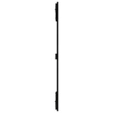 Wall Headboard Black 95.5 cm Solid Wood Pine - 45-Degree Angle