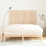 Wall Headboard 159.5 cm Solid Wood Pine - Side View