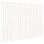 Wall Headboard White 159.5 cm Solid Wood Pine