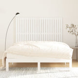 Wall Headboard White 159.5 cm Solid Wood Pine - Side View
