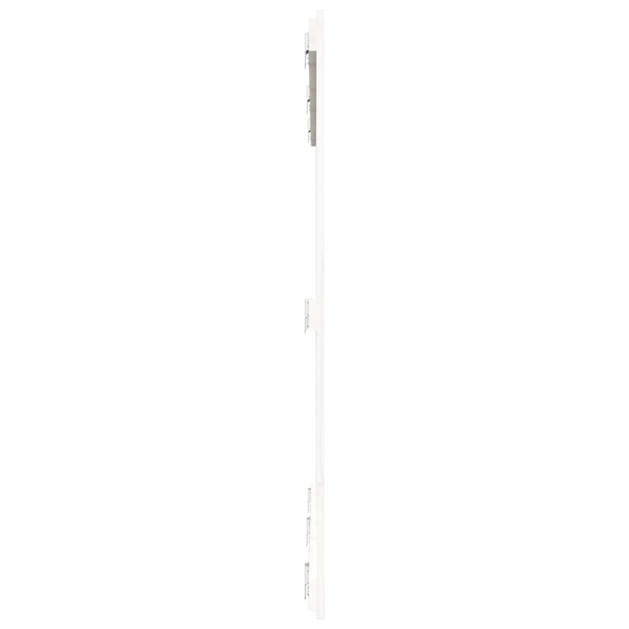 Wall Headboard White 159.5 cm Solid Wood Pine