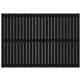 Wall Headboard Black 159.5 cm Solid Wood Pine
