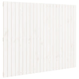 Wall Headboard White 140 cm Solid Wood Pine