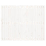 Wall Headboard White 140 cm Solid Wood Pine - Top-Down View