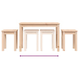 Nesting Tables 3 pcs Solid Wood Pine - Low Angle