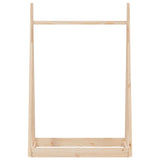 Clothes Rack 100x45x150 cm Solid Wood Pine - Top-Down View