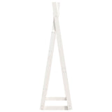 Clothes Rack White 100x45x150 cm Solid Wood Pine - 45-Degree Angle