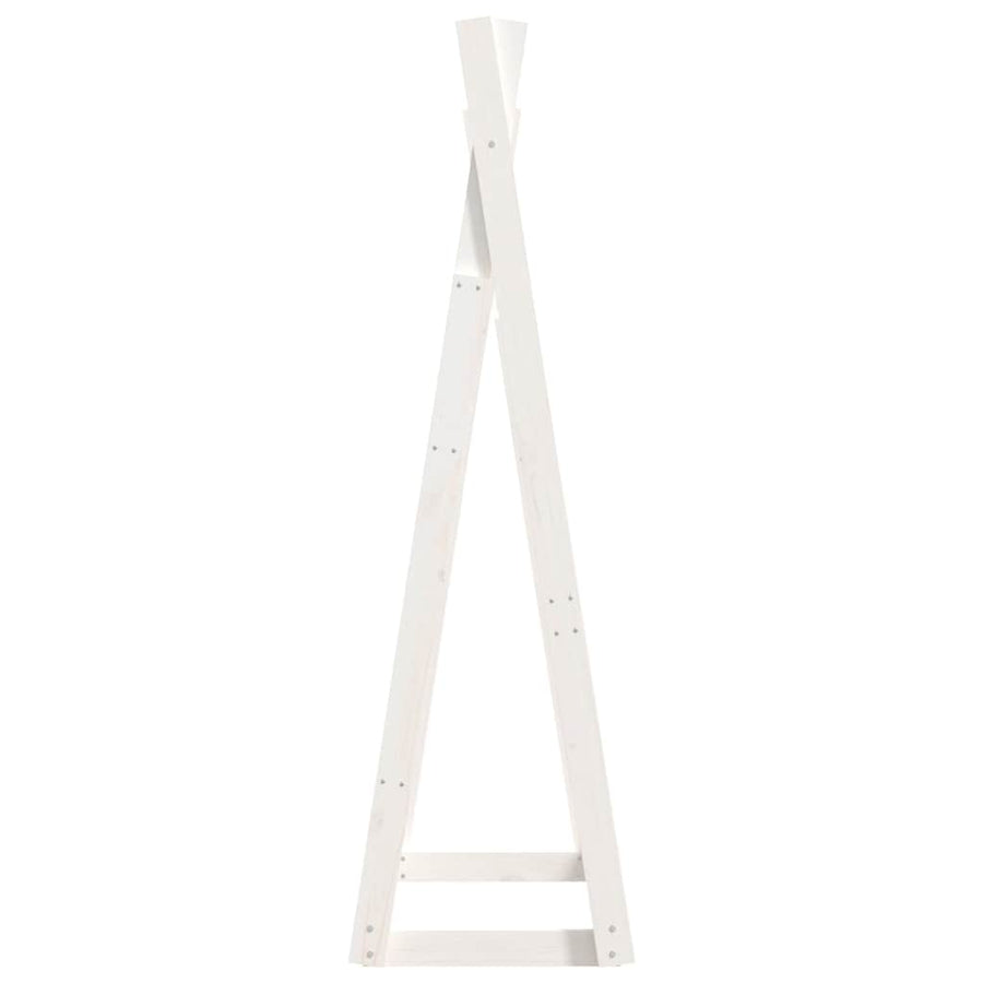 Clothes Rack White 100x45x150 cm Solid Wood Pine