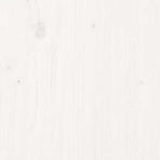 Clothes Rack White 100x45x150 cm Solid Wood Pine