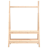 Clothes Rack 100x45.5x150 cm Solid Wood Pine