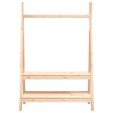 Clothes Rack 100x45.5x150 cm Solid Wood Pine - 45-Degree Angle