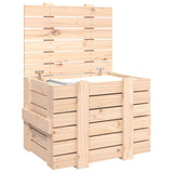 Storage Box 58x40.5x42 cm Solid Wood Pine - 45-Degree Angle
