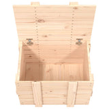 Storage Box 58x40.5x42 cm Solid Wood Pine