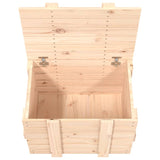 Storage Box 58x40.5x42 cm Solid Wood Pine - Extra Image