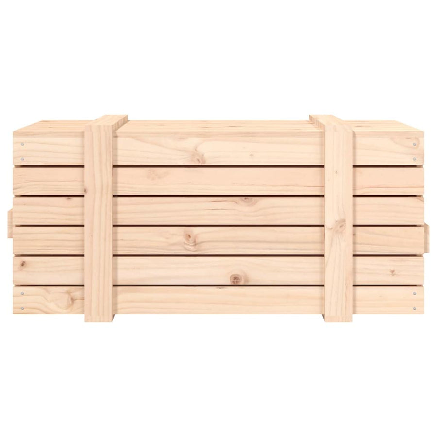 Storage Box 91x40.5x42 cm Solid Wood Pine