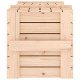 Storage Box 91x40.5x42 cm Solid Wood Pine