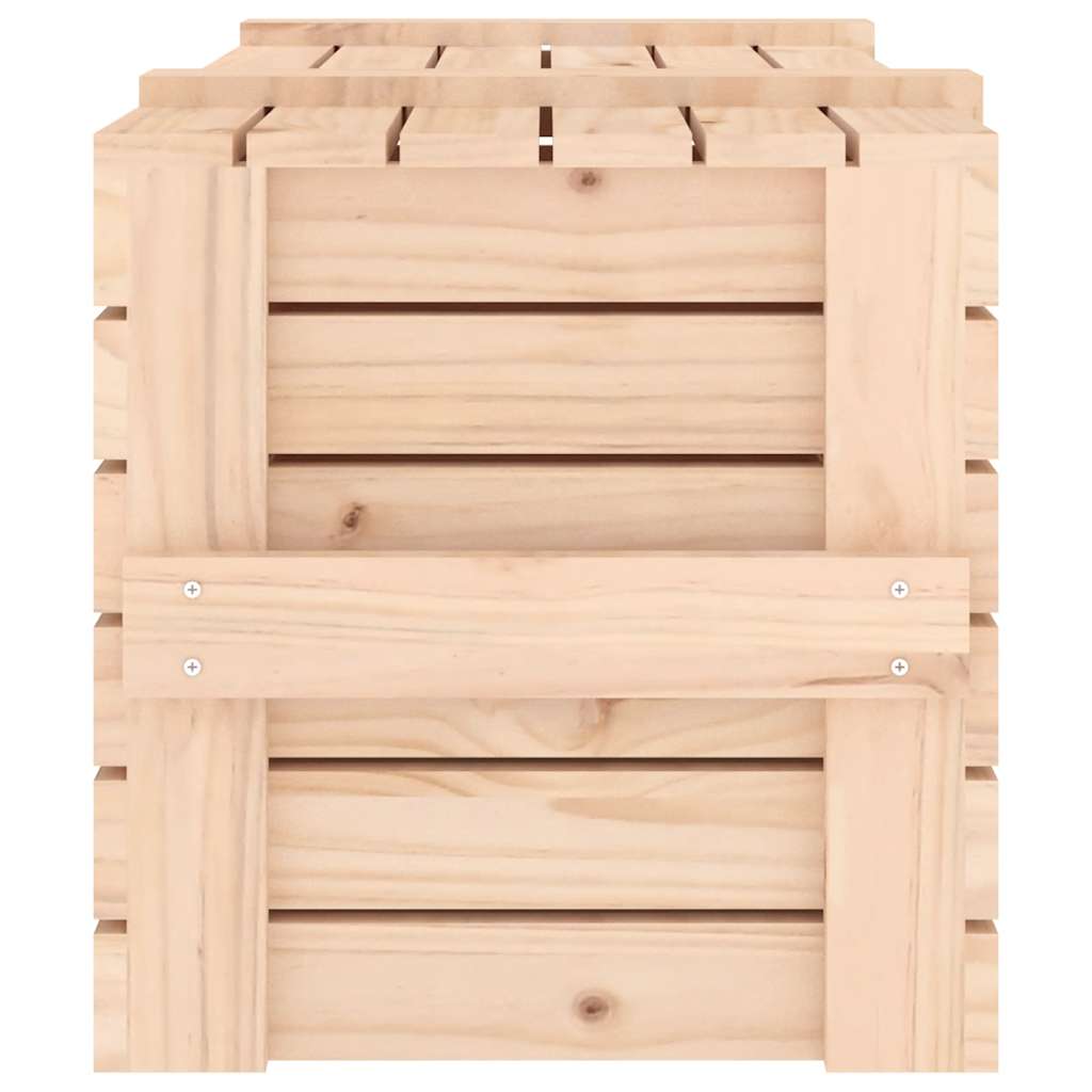 Storage Box 91x40.5x42 cm Solid Wood Pine