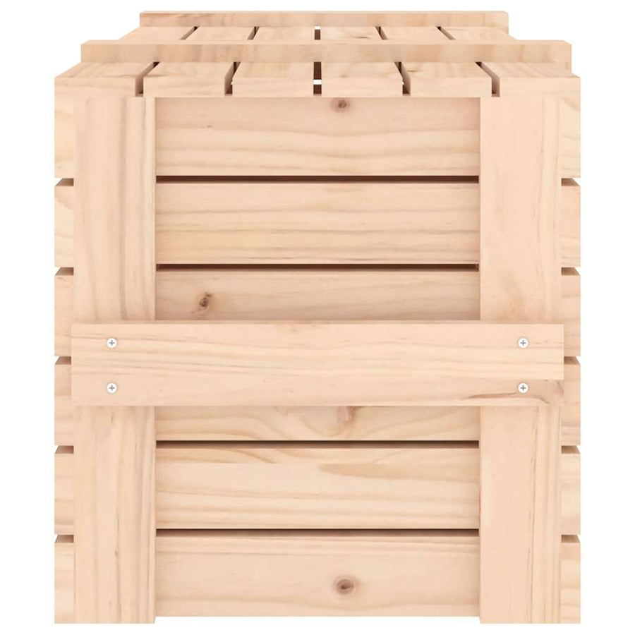 Storage Box 91x40.5x42 cm Solid Wood Pine