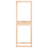 Tire Rack 63x40x180 cm Solid Wood Pine