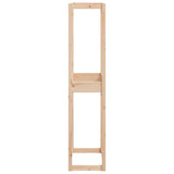 Tire Rack 63x40x180 cm Solid Wood Pine - Close-Up Angle