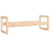 Tire Rack 120x40x40 cm Solid Wood Pine - Front View