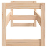 Tire Rack 120x40x40 cm Solid Wood Pine - Close-Up Angle