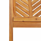 Garden Dining Set 5 pcs Brown 150 x 90 x 74 cm - Extra Image