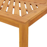 Garden Dining Set 6 pcs Brown Solid acacia wood