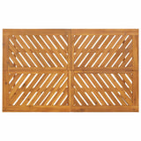 Garden Dining Set 6 pcs Brown Solid acacia wood