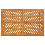 Garden Dining Set 4 pcs Brown Solid acacia wood - Extra Image