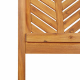 Garden Dining Set 3 pcs Brown Solid Acacia Wood - Extra Image