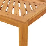 Garden Dining Set 3 pcs Brown Solid Acacia Wood - Extra Image