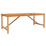 Garden Dining Set 3 pcs Brown Solid Acacia Wood