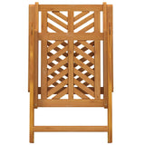 Garden Bistro Set 3 pcs Brown Solid acacia wood - Extra Image