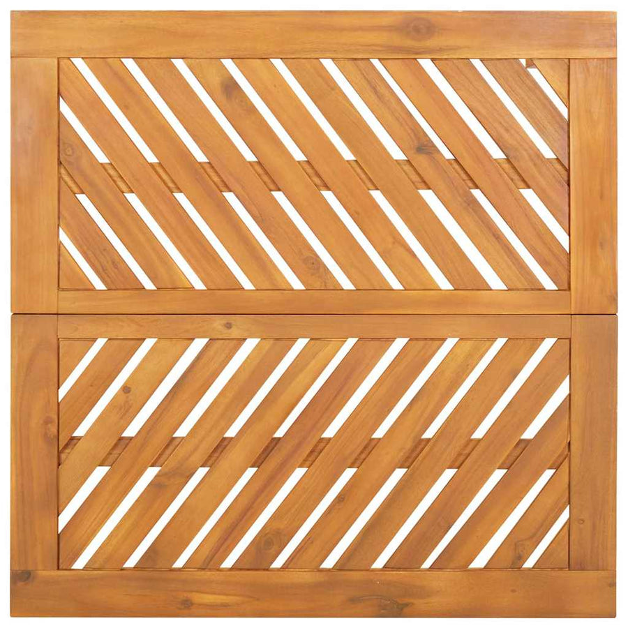 Garden Dining Set 5 pcs Brown Solid acacia wood