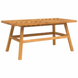 Garden Lounge Set 3 pcs Brown Solid Acacia Wood - Rear View