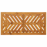 Garden Lounge Set Brown Solid Acacia wood - Low Angle